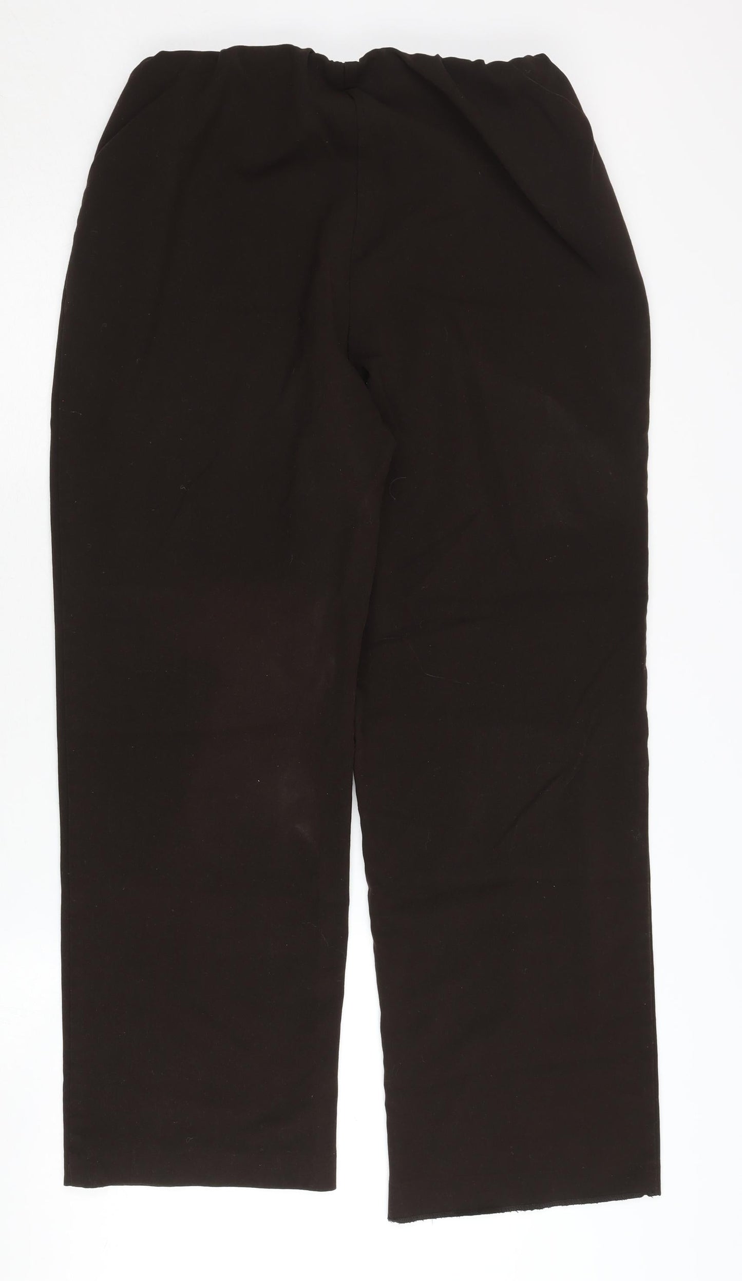 Isle Women's Black Trousers, Size 16, Flat Front