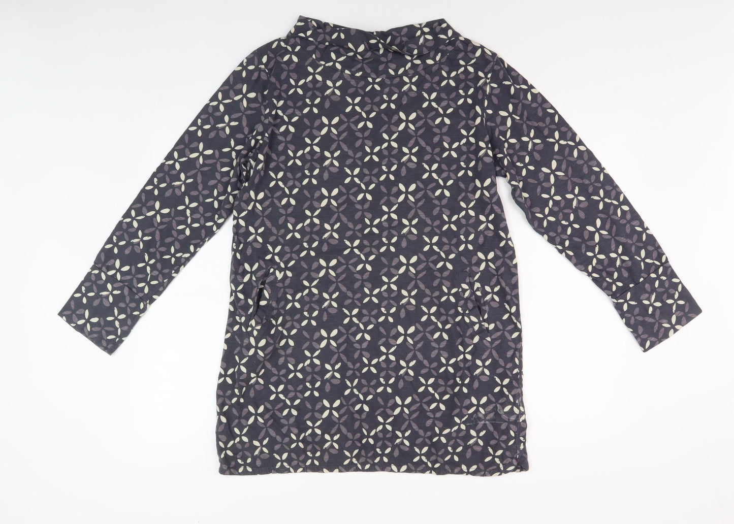 White Stuff Women's Geometric Long Sleeve Dress - Size 14