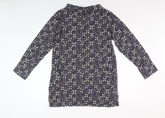 White Stuff Women's Geometric Long Sleeve Dress - Size 14