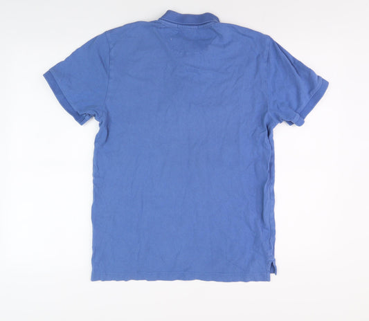 Jaeger Men's Blue Polo Shirt, Size S, Casual Style