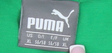 Puma Men's Green Graphic Print T-Shirt XL