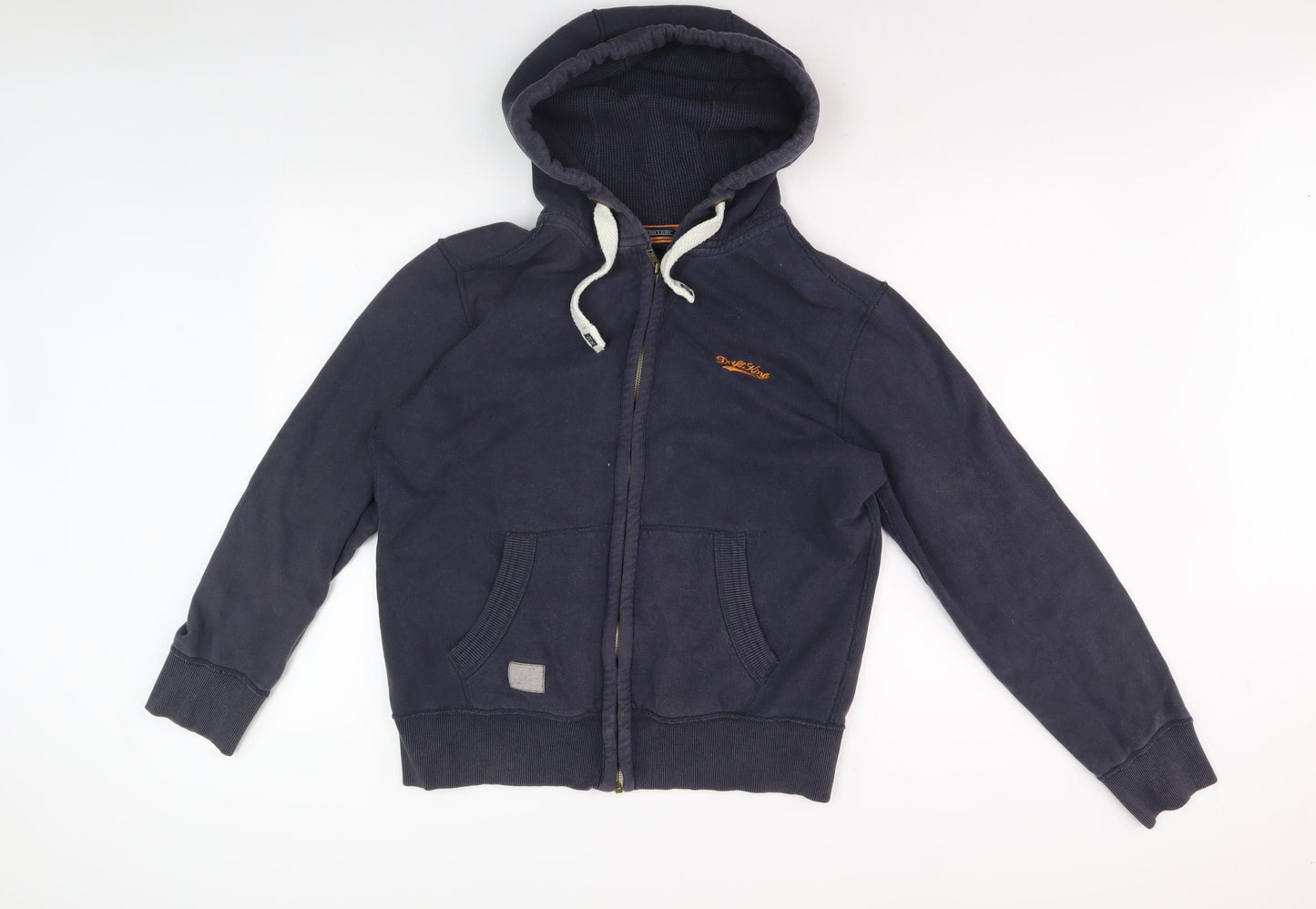 Drift King Men's Blue Hooded Jacket M