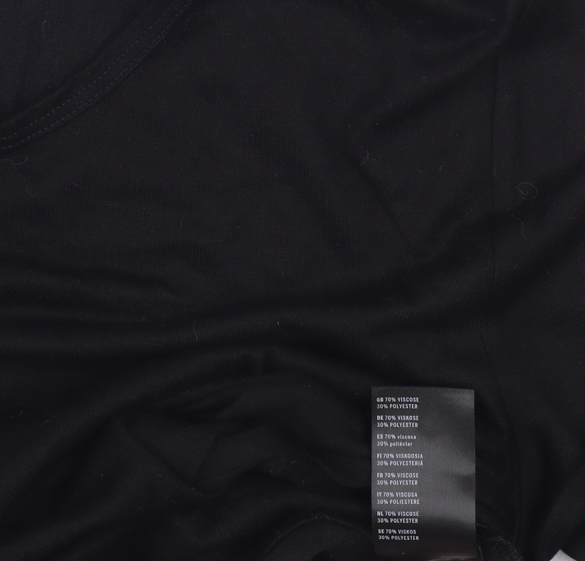 MTWTFSS Weekday Womens Black Crew Neck T-Shirt M