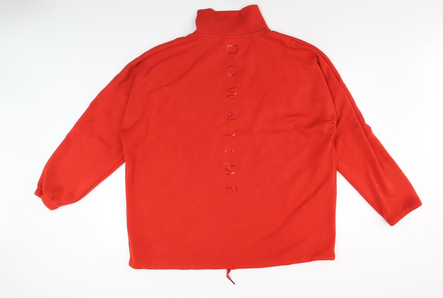 Next Women's Red XL Zip Casual Sweatshirt