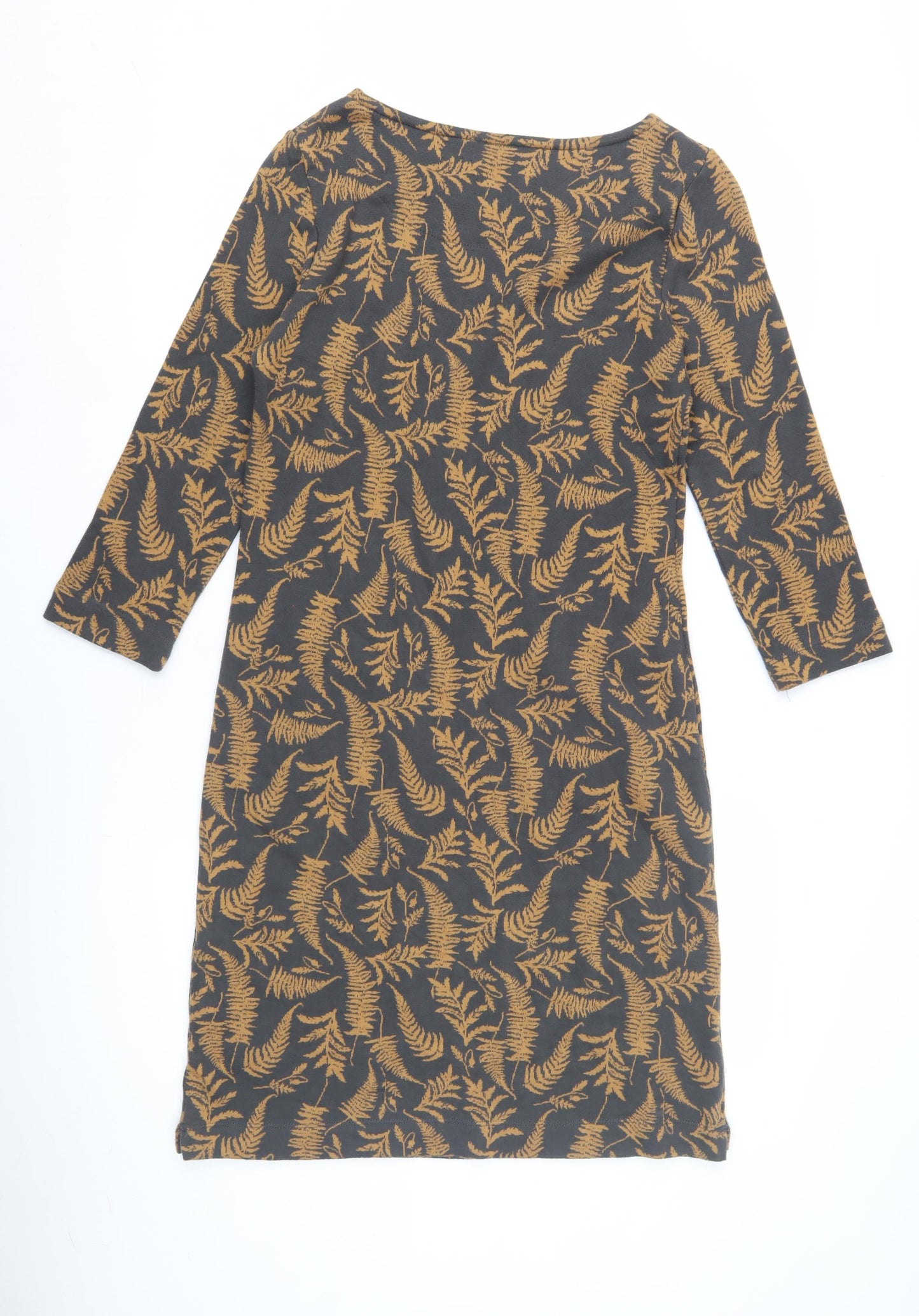 White Stuff Women's Brown Floral Dress Size 8