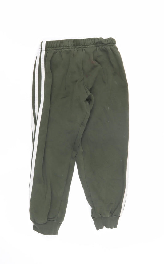 Adidas Boys Green Jogger Trousers, Size 4 Years