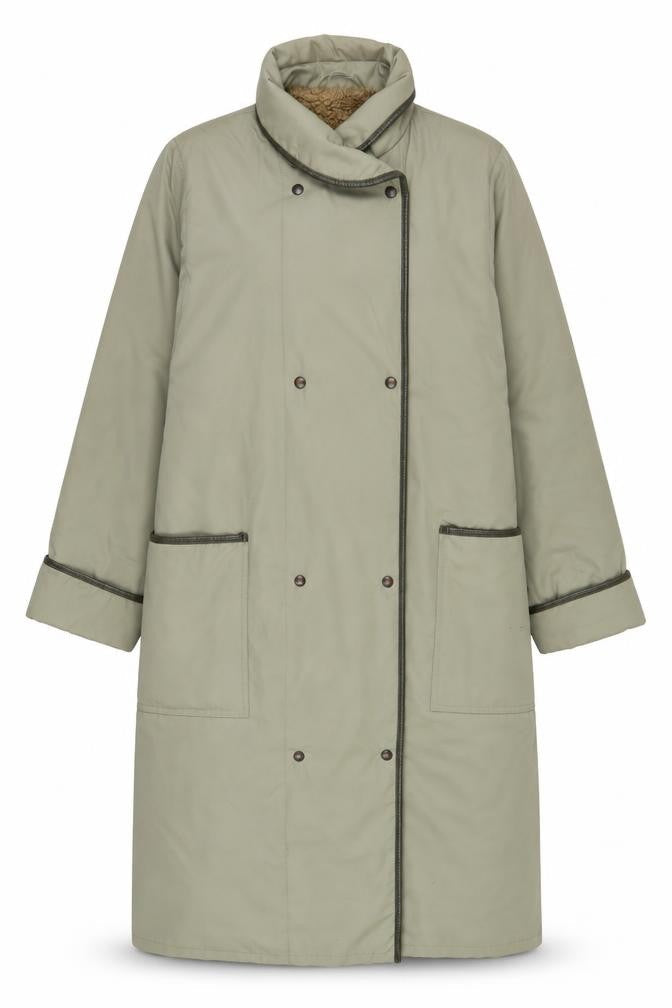 St Michael Women's Beige Long Overcoat Size 14
