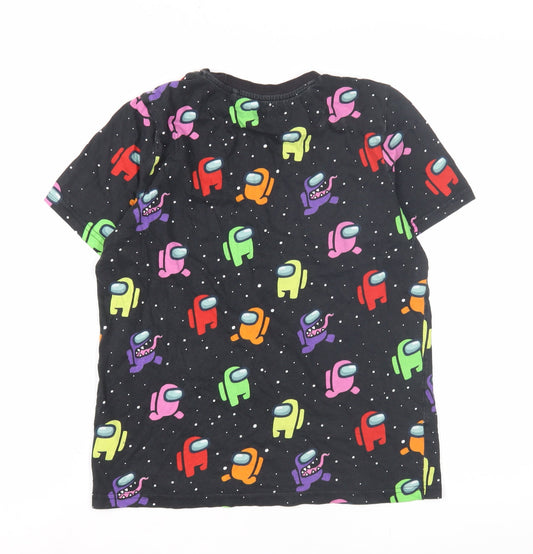 Boys Among Us Graphic Print T-Shirt, Black, Size 12 Years