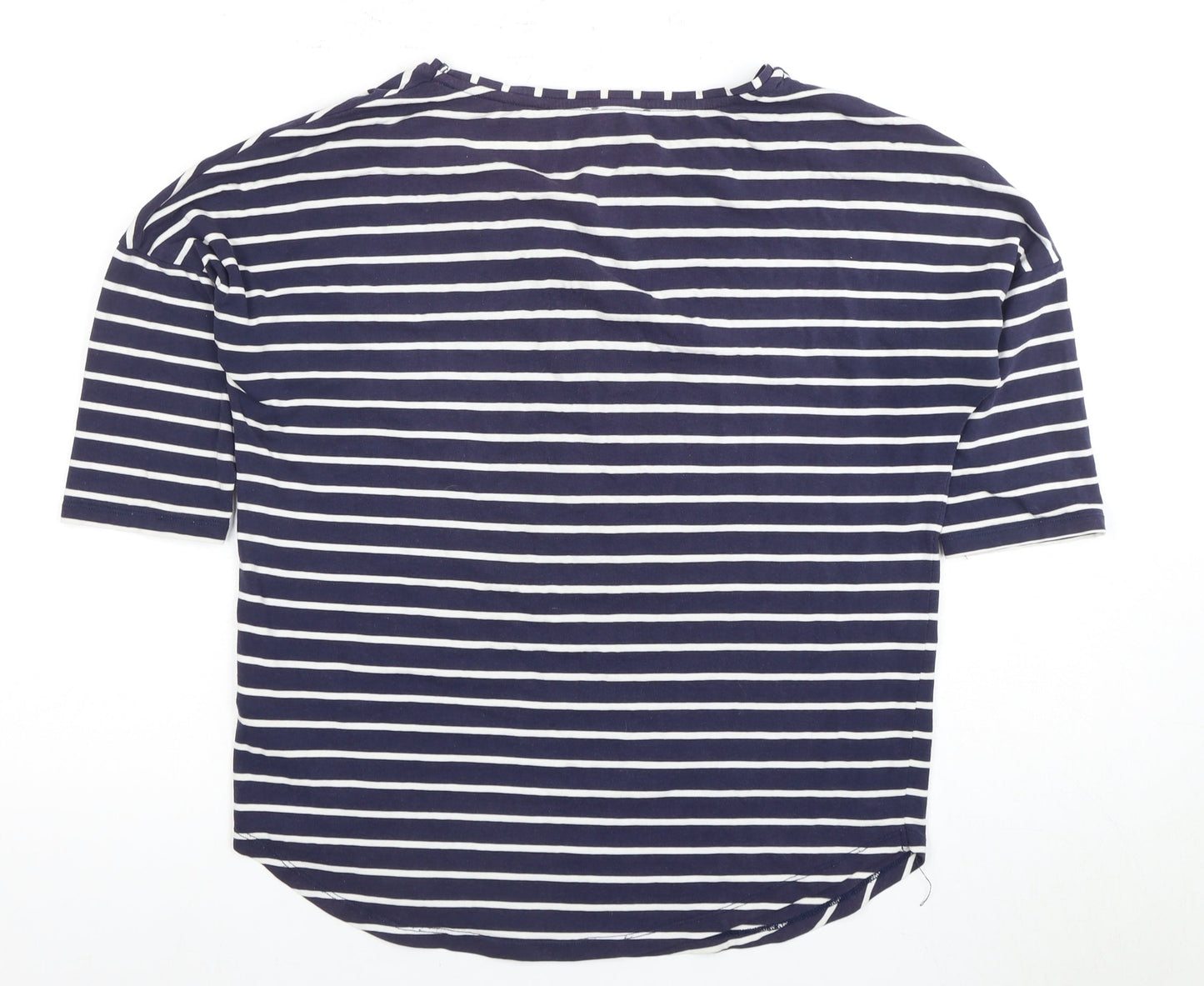 Phase Eight Women's Blue Striped T-Shirt, Medium