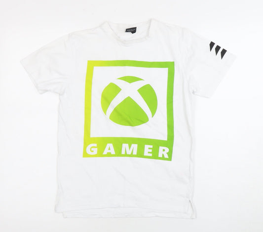 Xbox Boys White T-Shirt Size 11-12 Years Casual Logo Top