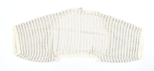 Ted Baker Women's Ivory Shrug M/L Open-Knit Spring