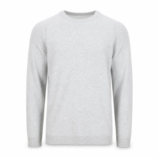 Jack & Jones Men's Grey Cotton Pullover Jumper M