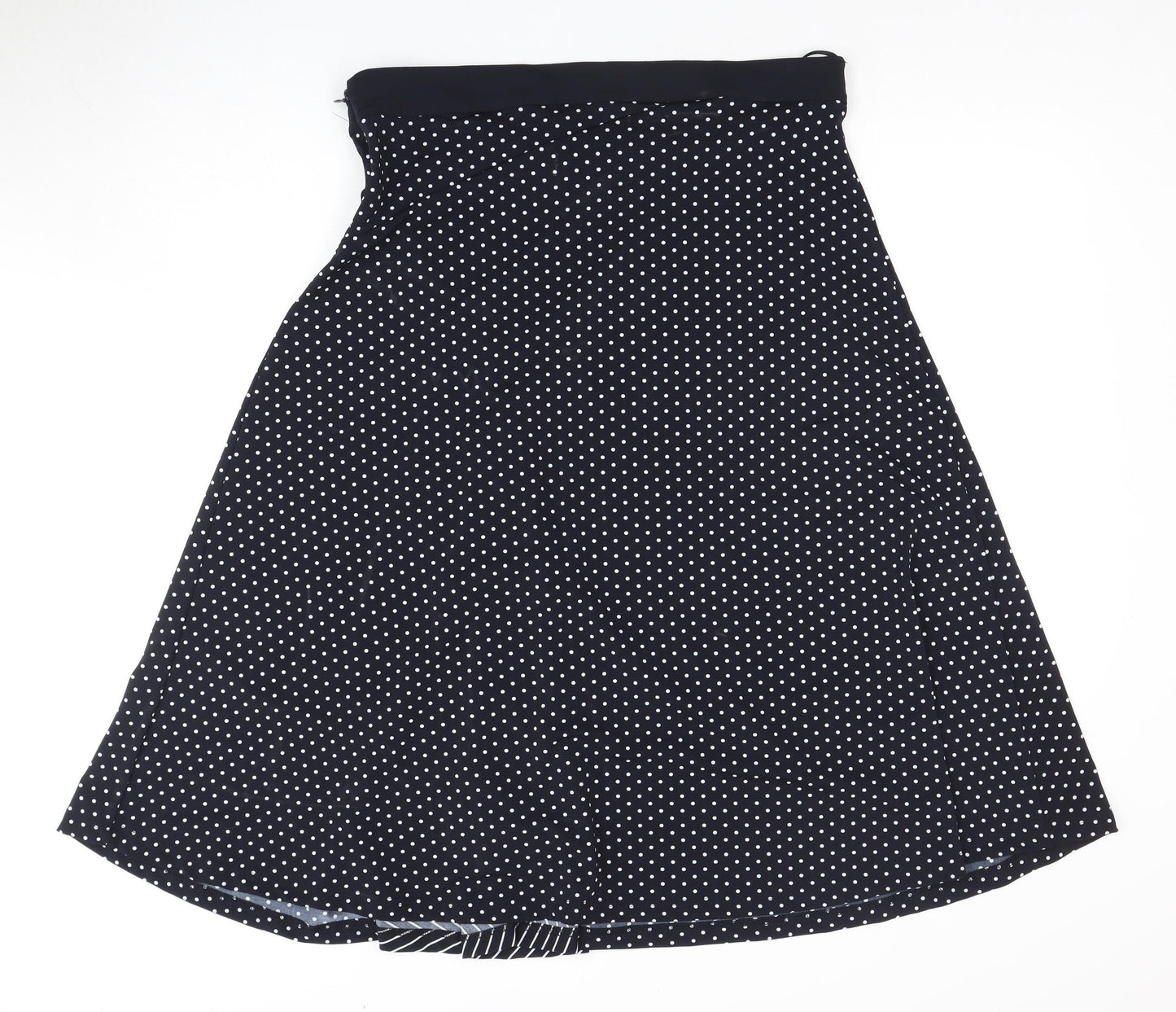 Betty Barclay Women's Black Polka Dot Flare Skirt Size 16