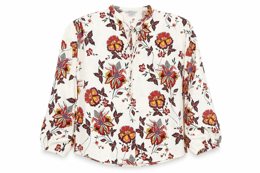 H&M Women's Multicoloured Floral Blouse, Size 6