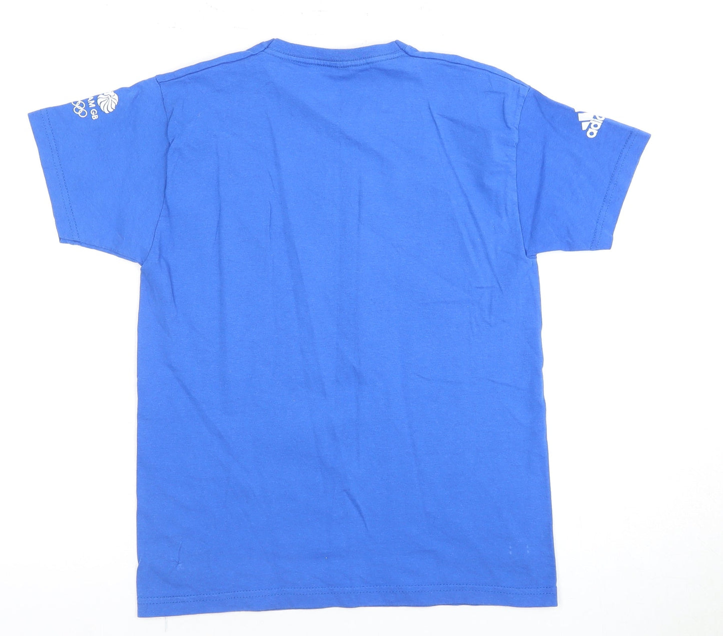 Adidas Boys Blue Olympic Day T-Shirt Size 11-12 Years