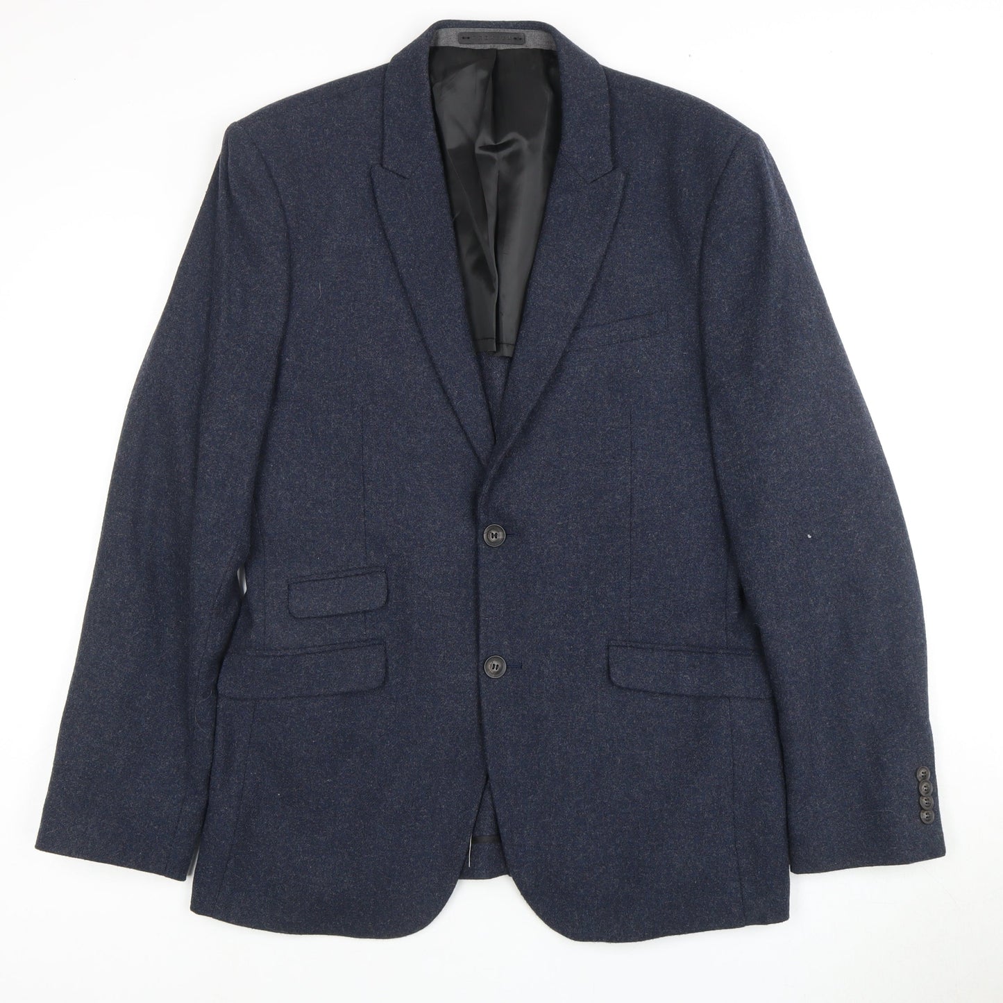 Jack & Jones Men's Blue Blazer, Size 44, Regular Fit
