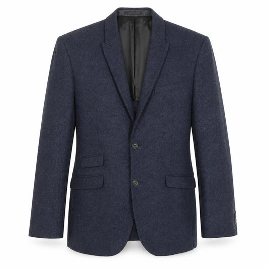 Mens 44 Chest Regular JACK & JONES Blue Two-Button Blazer