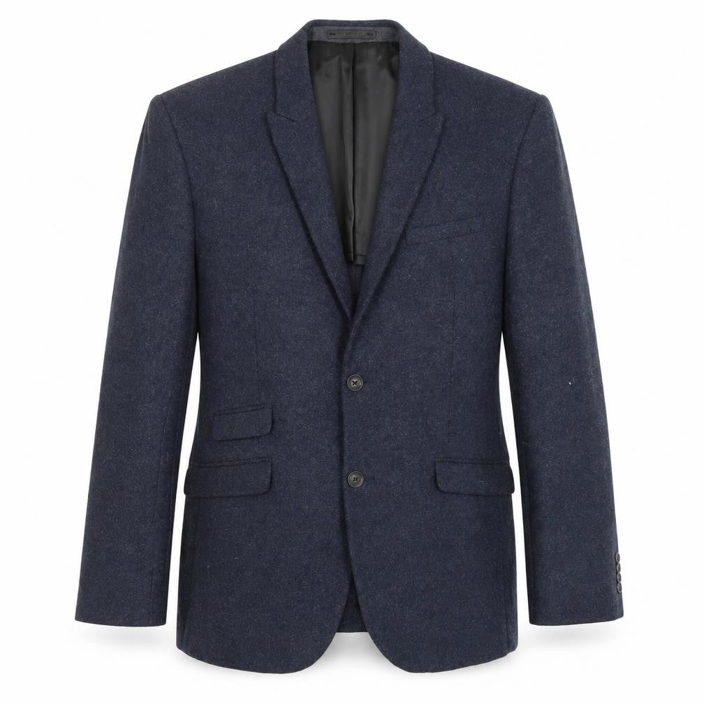 Mens 44 Chest Regular JACK & JONES Blue Two-Button Blazer