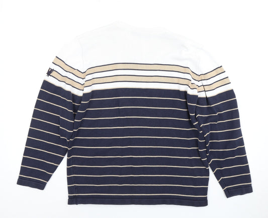 Lyle & Scott Unisex Multicoloured Striped Pullover S