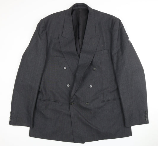 Centaur Men's Grey Long Blazer Jacket, Size 46