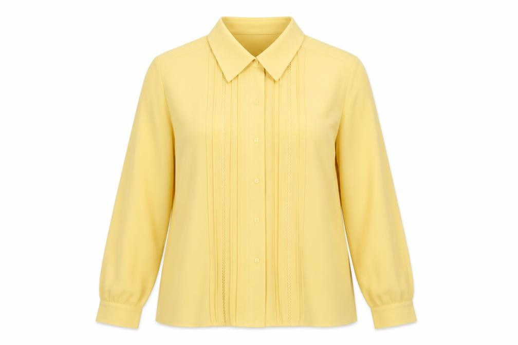 Womens UK Size 12 Alexon Yellow Polyester Button-Up