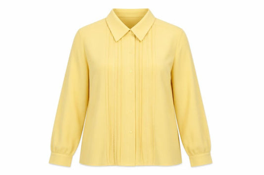 Womens UK Size 12 Alexon Yellow Polyester Button-Up