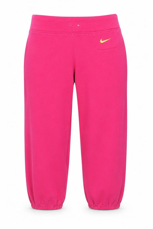 Nike Girls Pink Trousers 12-13 Years Cotton Blend Activewear