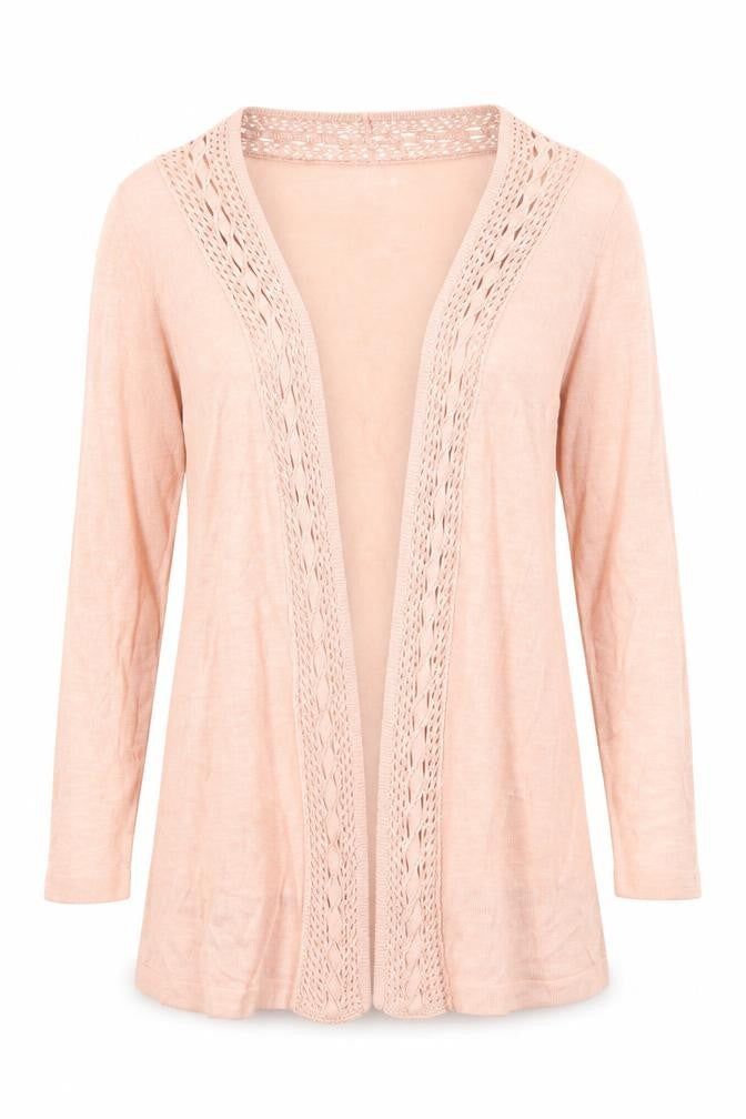 Womens UK 10 Regular Laura Ashley Pink Cardigan