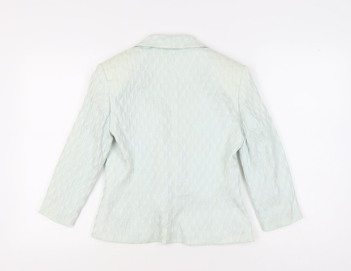 Alex & Co. Green Women's Blazer, Size 12, Shawl Lapel