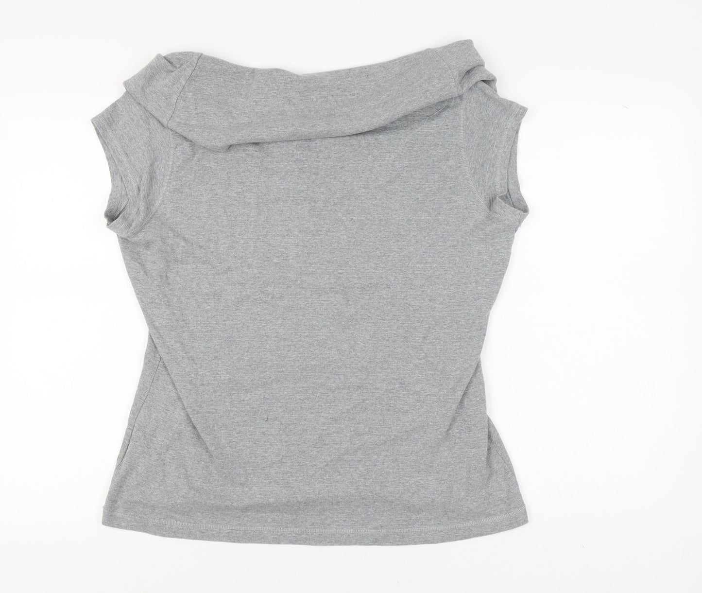 Fat Face Women's Grey Sleeveless Hoodie Size 18 Regular