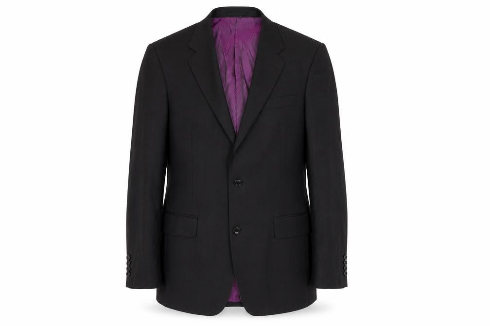 Mens 40 Chest Regular Racing Green Black Two-Button Blazer