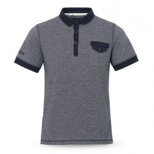 Jack & Jones Men's Grey S Striped Polo Shirt