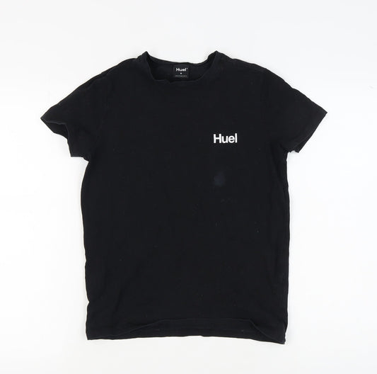 Huel Men's Black Crew Neck T-Shirt Small