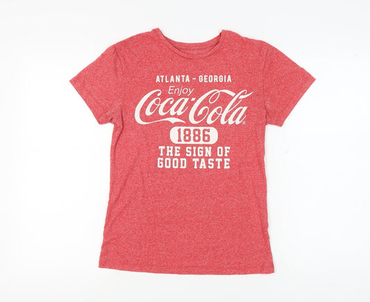 Coca-Cola Unisex Red XS Retro T-Shirt Casual