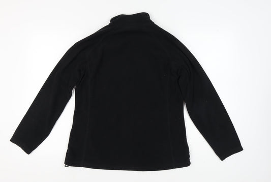 Mountain Warehouse Women's Black Fleece Jacket Size 16