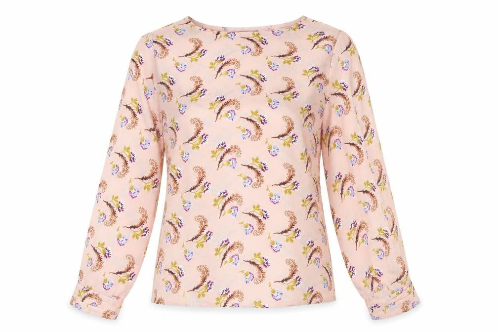 Womens UK Size M Banana Republic Pink Polyester Blouse