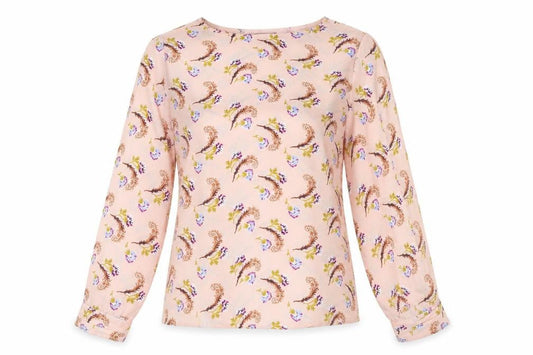 Womens UK Size M Banana Republic Pink Polyester Blouse