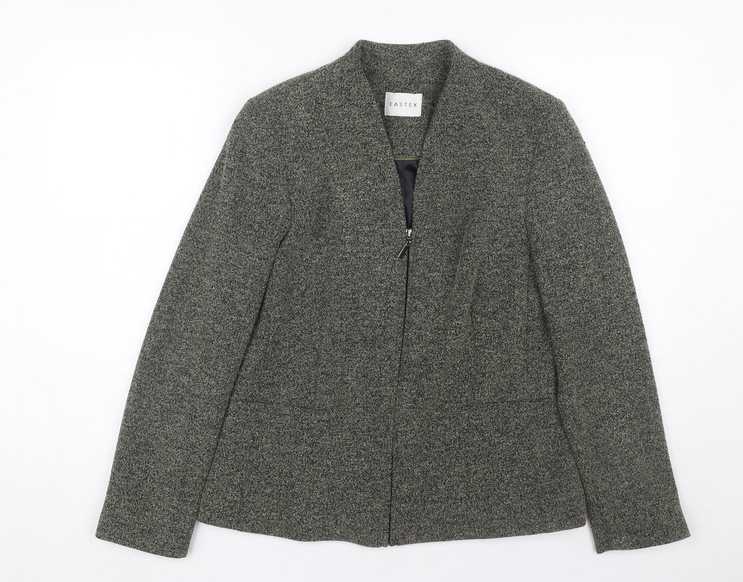 Eastex Women's Grey Mid-Length Jacket Size 10