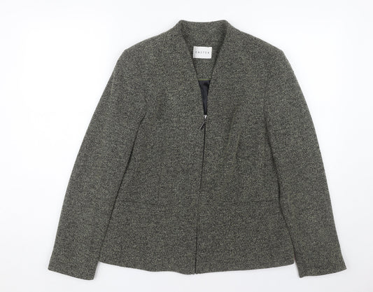 Eastex Women's Grey Mid-Length Jacket Size 10