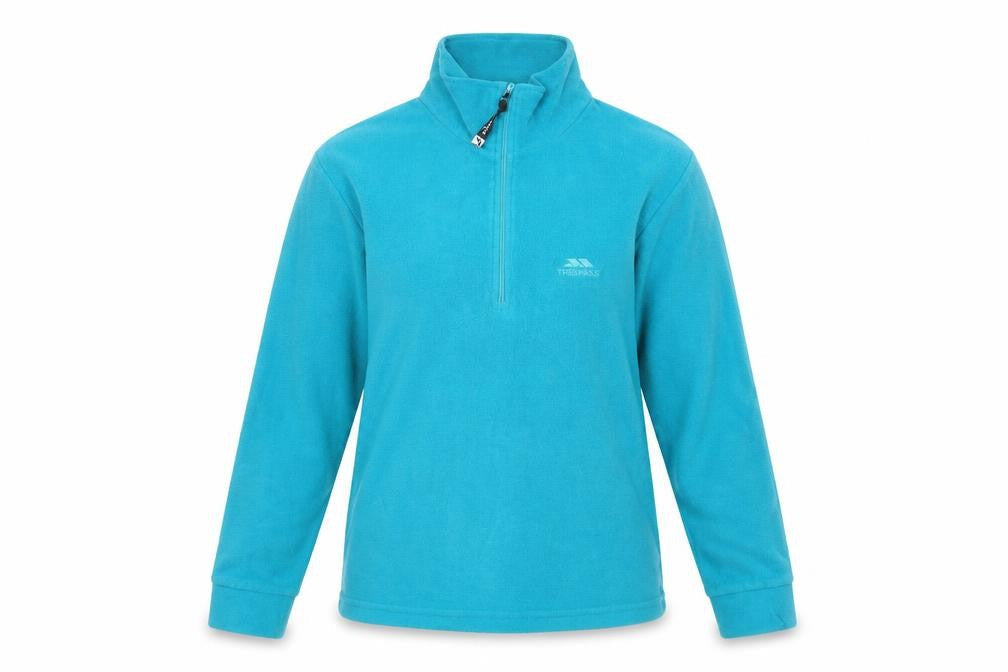 Womens UK S Regular Trespass Blue Full Zip Sweatshirt