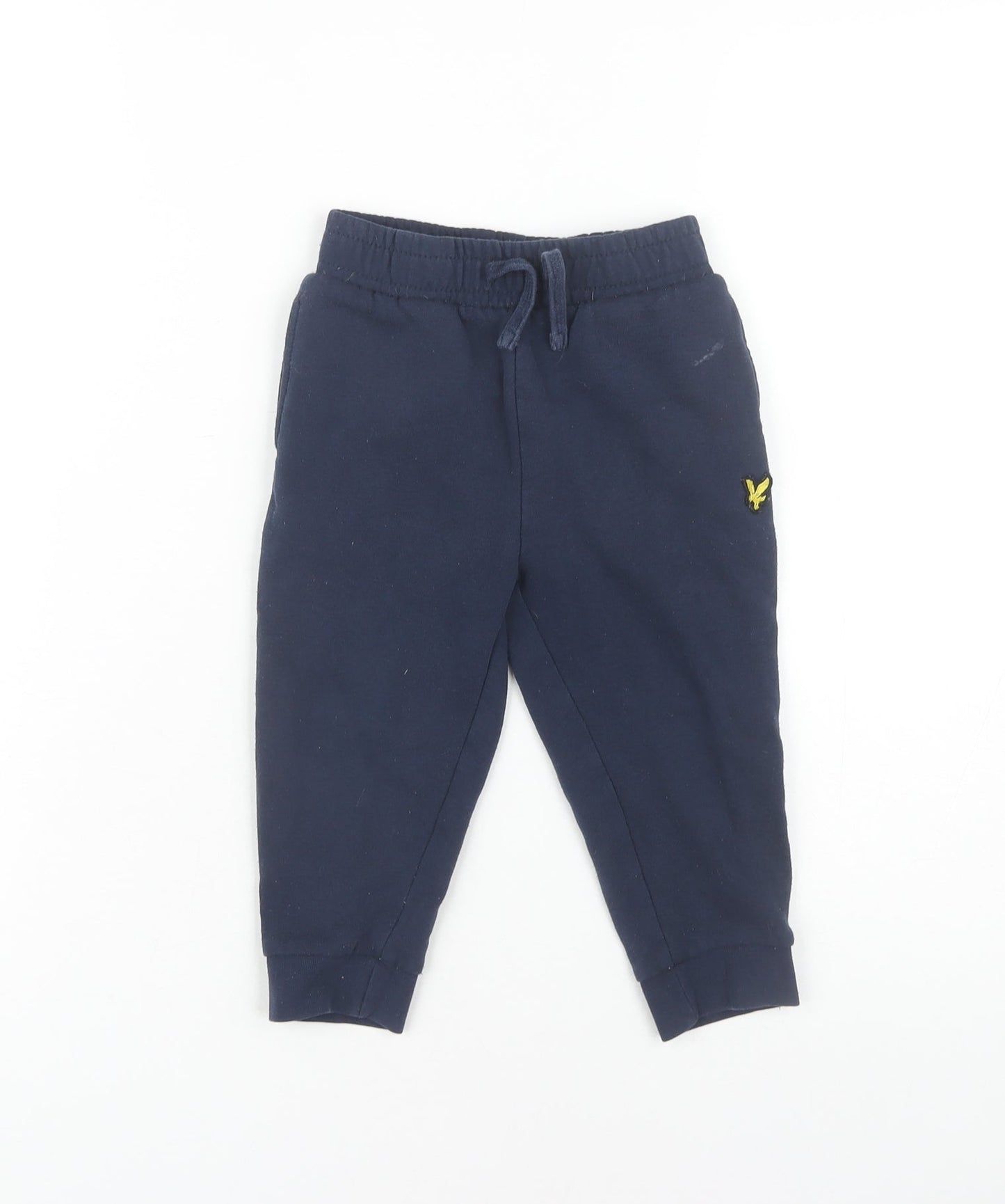Lyle & Scott Boys Blue Joggers, 2 Years, Cotton Blend