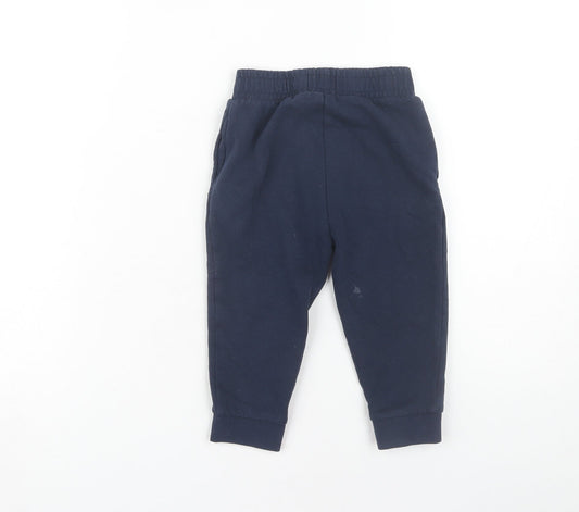 Lyle & Scott Boys Blue Joggers, 2 Years, Cotton Blend