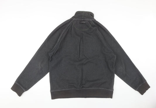 Fat Face Men's Black Medium Pullover Sweatshirt