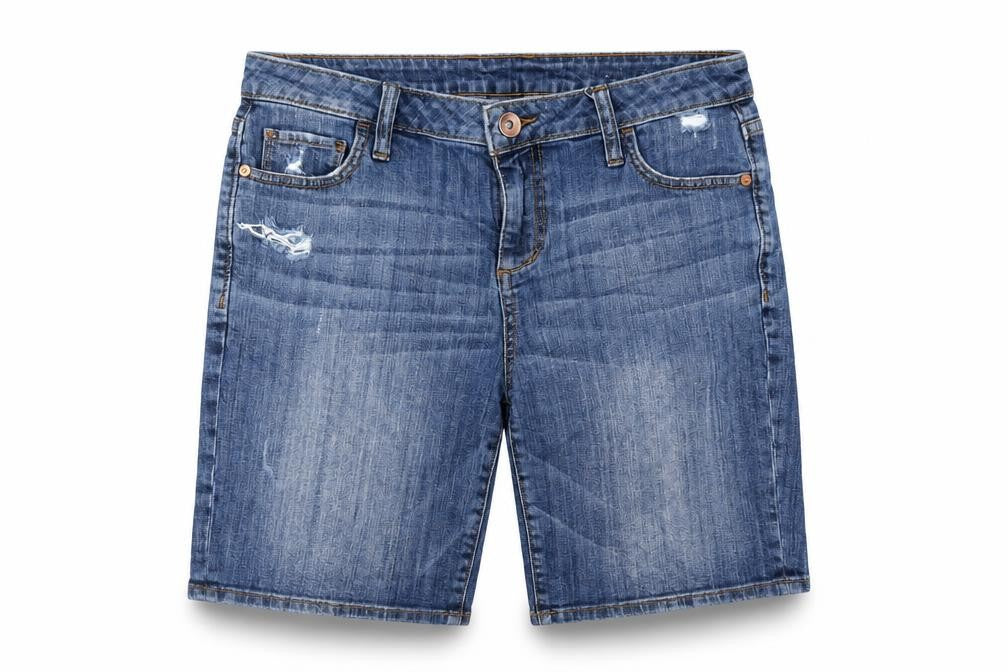 JCP Women's Blue Bermuda Shorts, Size 4, Casual Comfort