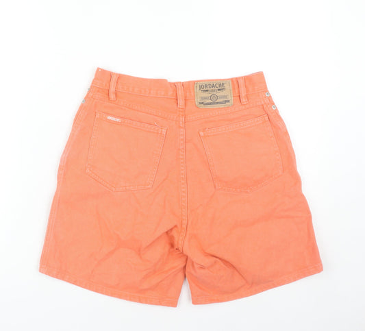 Jordache Orange High-Rise Chino Women's Shorts Size 8
