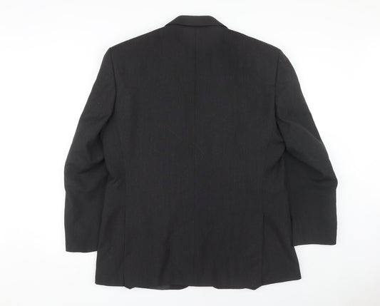 Simon Taylor Men’s Black Suit Jacket 42 Short