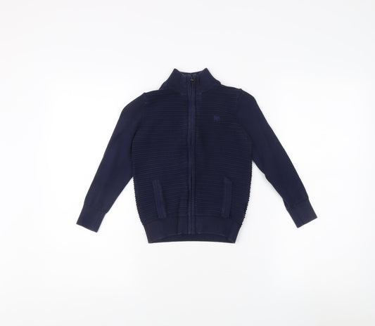 Jasper Conran Boys Blue Cotton Jacket Size 5-6 Years