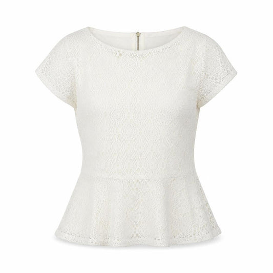 Womens UK Size 2 Banana Republic White Polyester Blend Blouse