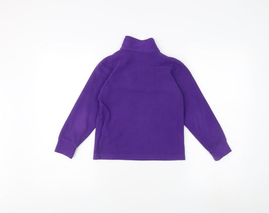 Mountain Warehouse Girls Purple Fleece Sweatshirt 5-6 Years