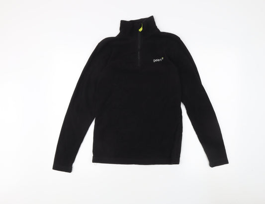 Gelert Boys Black Fleece Pullover Sweatshirt 11-12 Yrs